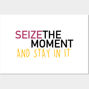 seize the moment Posters and Art